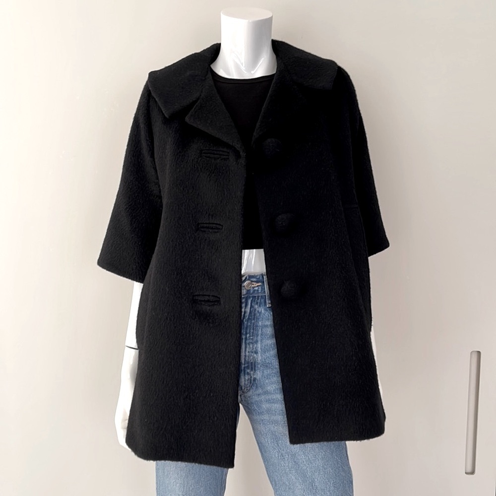 SMYTHE Opera Coat in Black